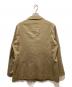 AURALEE (オーラリー) SUPER FINE WOOL COTTON TWILL SHAWL COLLAR JACKET ブラウン サイズ:4：18000円