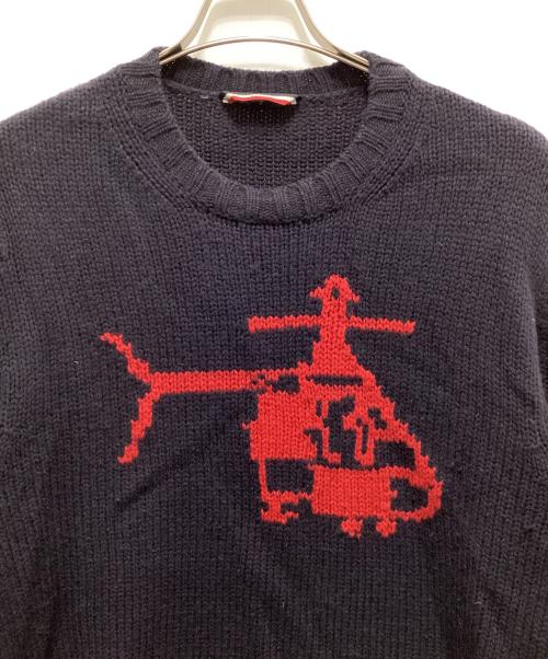 MONCLER（モンクレール）MONCLER (モンクレール) ヘリコプターニット ネイビー サイズ:2の古着・服飾アイテム