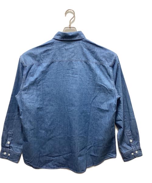 OVY（オヴィー）OVY (オヴィー) Selvedge Chambray Shirt インディゴ サイズ:XLの古着・服飾アイテム