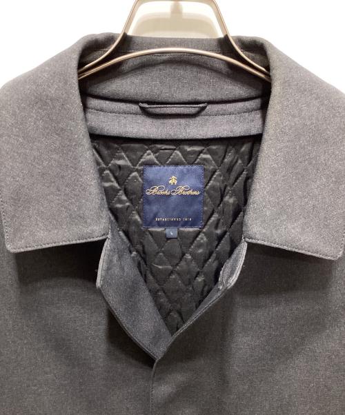 BROOKS BROTHERS（ブルックスブラザーズ）BROOKS BROTHERS (ブルックスブラザーズ) ポリエステル2レイヤーバルカラーコート グレー サイズ:Lの古着・服飾アイテム