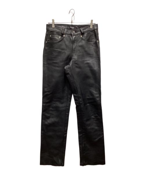 Schott（ショット）Schott (ショット) カウレザーパンツ ブラック サイズ:30の古着・服飾アイテム
