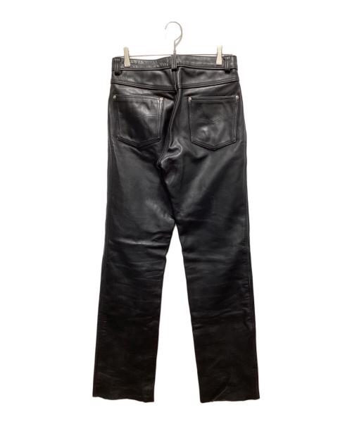 Schott（ショット）Schott (ショット) カウレザーパンツ ブラック サイズ:30の古着・服飾アイテム