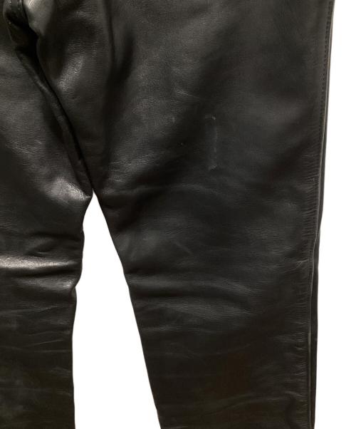 Schott（ショット）Schott (ショット) カウレザーパンツ ブラック サイズ:30の古着・服飾アイテム