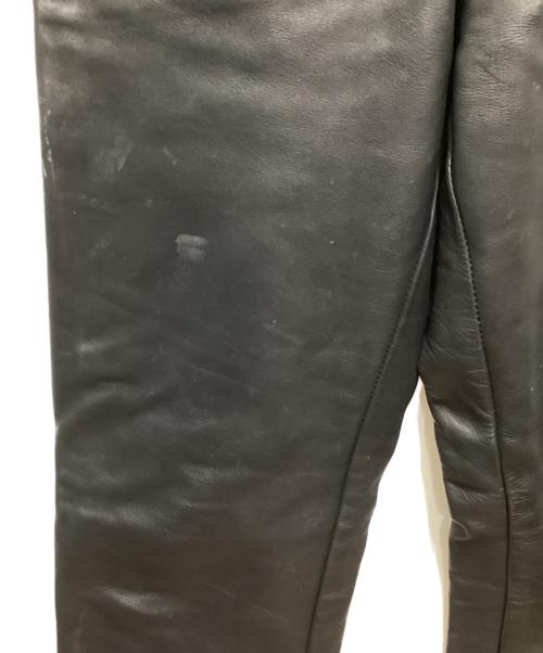 Schott（ショット）Schott (ショット) カウレザーパンツ ブラック サイズ:30の古着・服飾アイテム