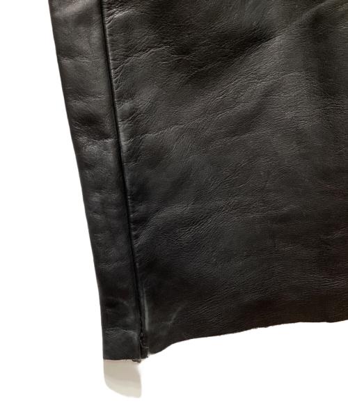 Schott（ショット）Schott (ショット) カウレザーパンツ ブラック サイズ:30の古着・服飾アイテム