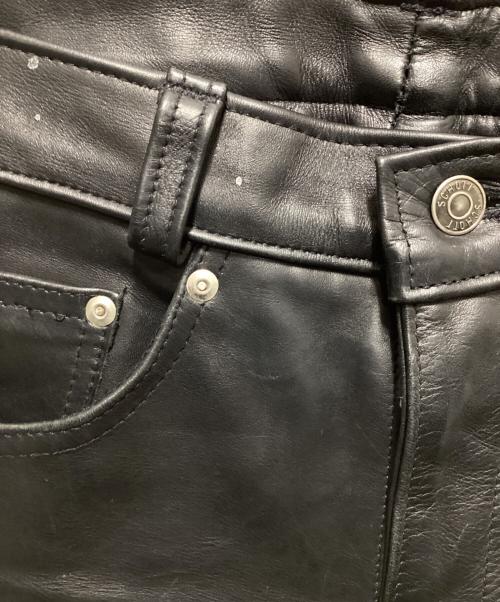 Schott（ショット）Schott (ショット) カウレザーパンツ ブラック サイズ:30の古着・服飾アイテム
