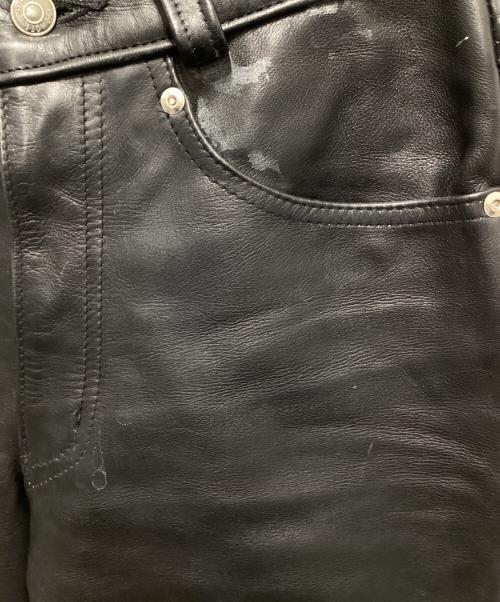 Schott（ショット）Schott (ショット) カウレザーパンツ ブラック サイズ:30の古着・服飾アイテム
