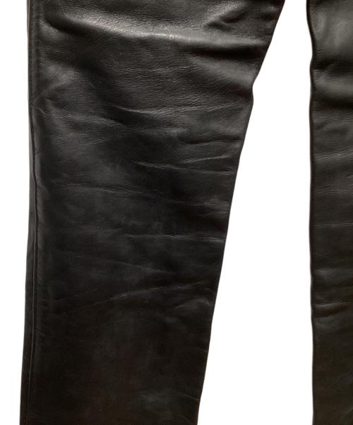 Schott（ショット）Schott (ショット) カウレザーパンツ ブラック サイズ:30の古着・服飾アイテム