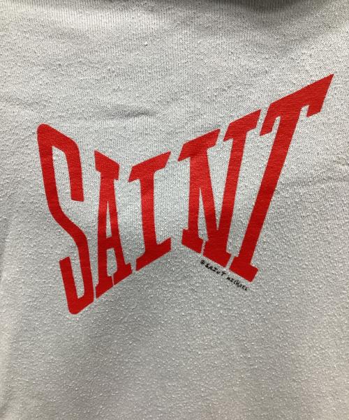 SAINT MICHAEL（セントマイケル）SAINT MICHAEL (セントマイケル) HOODIE / LOGO / SAX BLUE ブルー サイズ:XLの古着・服飾アイテム