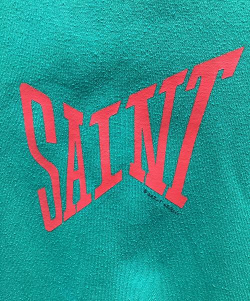 SAINT MICHAEL（セントマイケル）SAINT MICHAEL (セントマイケル) HOODIE / LOGO / GREEN グリーン サイズ:XLの古着・服飾アイテム
