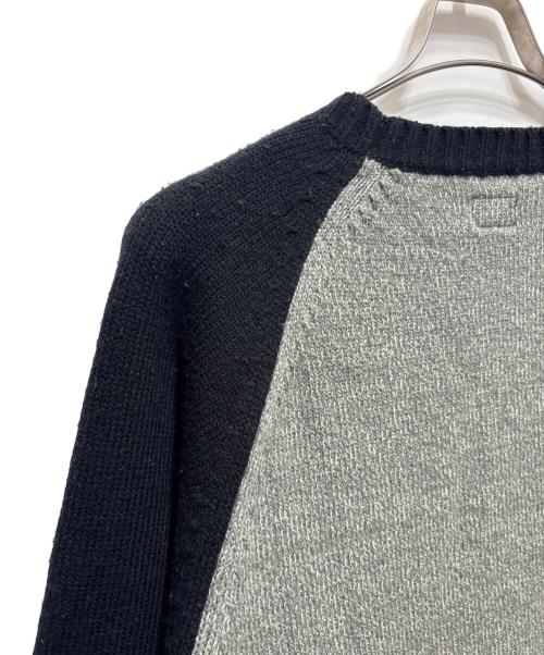 stussy（ステューシー）stussy (ステューシー) 90`sラグランスリーブニット カーキ サイズ:Ｓの古着・服飾アイテム