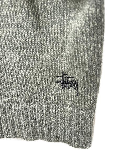 stussy（ステューシー）stussy (ステューシー) 90`sラグランスリーブニット カーキ サイズ:Ｓの古着・服飾アイテム
