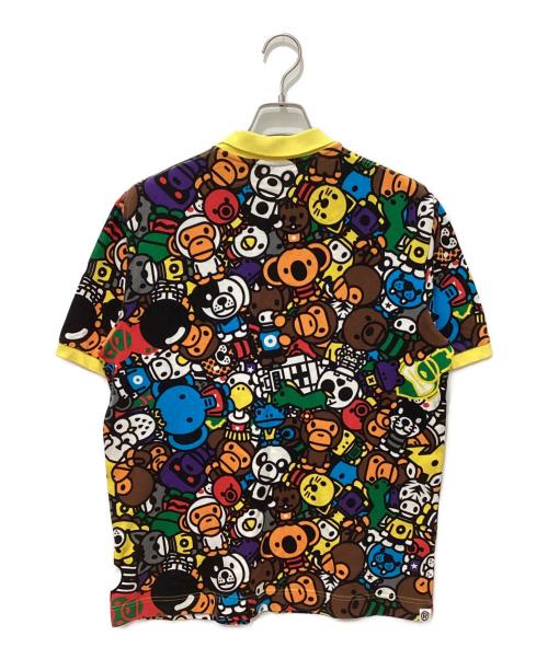 A BATHING APE（アベイシングエイプ）A BATHING APE (アベイシングエイプ) マイロサファリポロシャツ マルチカラー サイズ:Lの古着・服飾アイテム