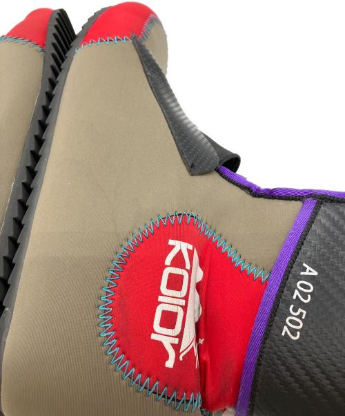 KOLOR（カラー）KOLOR (カラー) 切替デザインシューズ レッド サイズ:23.5の古着・服飾アイテム