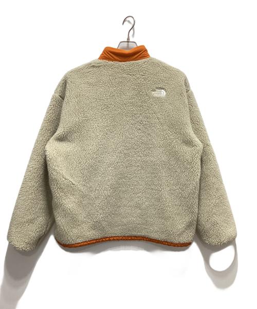 THE NORTH FACE（ザ ノース フェイス）THE NORTH FACE (ザ ノース フェイス) リバーシブルエクストリームパイルカーディ ベージュ×オレンジ サイズ:Ｌの古着・服飾アイテム