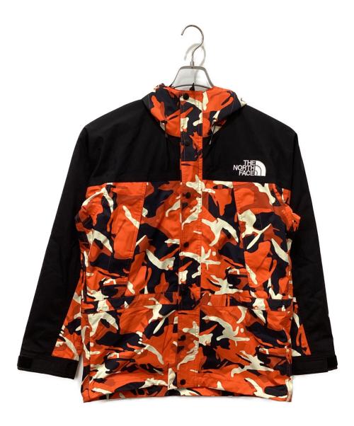 THE NORTH FACE（ザ ノース フェイス）THE NORTH FACE (ザ ノース フェイス) NOVELTY MOUNTAIN LIGHT JACKET オレンジ×ブラック サイズ:Ｍの古着・服飾アイテム