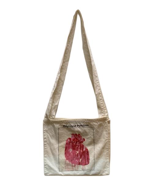 COMME des GARCONS（コムデギャルソン）COMME des GARCONS (コムデギャルソン) Raymond Pettibon (レイモンド・ペティボン) コラボ4面トートバッグ ホワイトの古着・服飾アイテム