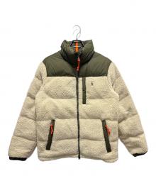 POLO RALPH LAUREN（ポロ・ラルフローレン）の古着「Hybrid Pile Down Jacket」｜オリーフ×ベージュ