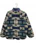 BEAMS PLUS (ビームスプラス) ボアジャカード リバーシブル ミリタリーライナー ネイビー×ブラウン サイズ:XL：12000円
