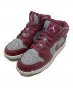 NIKEナイキ）の古着「GS エアジョーダン1 ミッド "チーム レッド"」｜レッド
