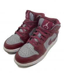 NIKE（ナイキ）の古着「GS エアジョーダン1 ミッド "チーム レッド"」｜レッド