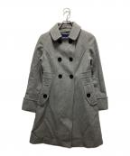 BURBERRY BLUE LABELバーバリー ブルー レーベル）の古着「メルトンコート」｜グレー