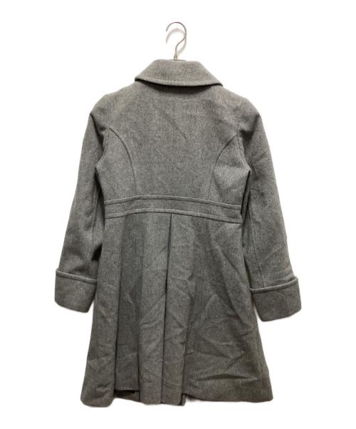 BURBERRY BLUE LABEL（バーバリー ブルー レーベル）BURBERRY BLUE LABEL (バーバリー ブルー レーベル) メルトンコート グレー サイズ:38の古着・服飾アイテム