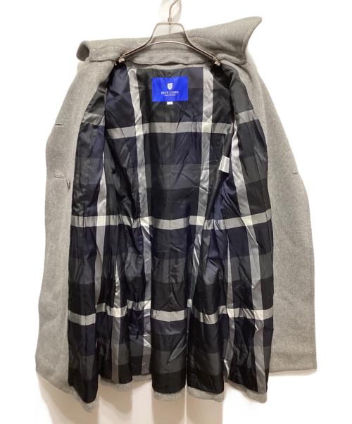 BURBERRY BLUE LABEL（バーバリー ブルー レーベル）BURBERRY BLUE LABEL (バーバリー ブルー レーベル) メルトンコート グレー サイズ:38の古着・服飾アイテム