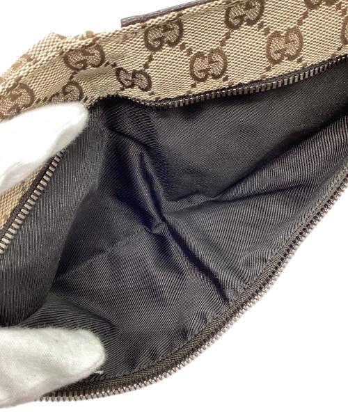 GUCCI（グッチ）GUCCI (グッチ) GGキャンバスボディーバッグ ブラウンの古着・服飾アイテム