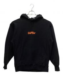 SAPEur（サプール）の古着「コラボパーカー」｜ブラック