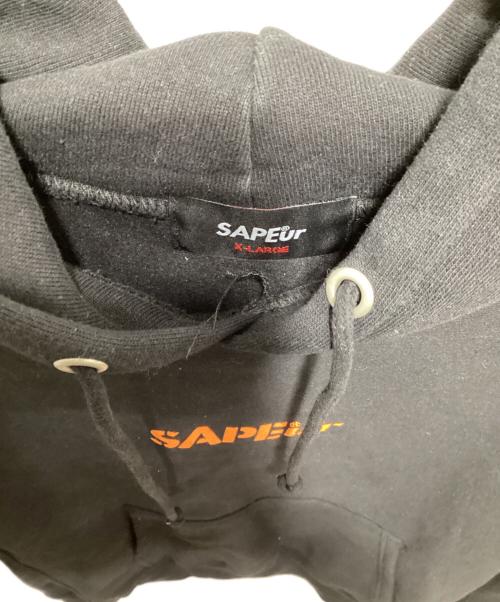 SAPEur（サプール）SAPEur (サプール) コラボパーカー ブラック サイズ:XLの古着・服飾アイテム