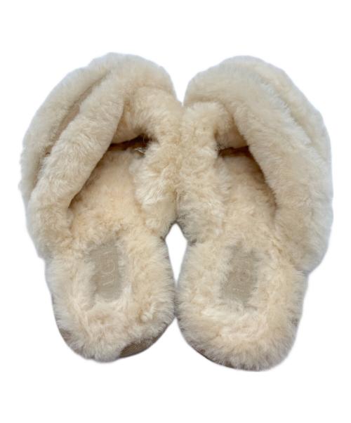 UGG（アグ）UGG (アグ) スカッフィータ アイボリー サイズ:24の古着・服飾アイテム
