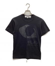 PLAY COMME des GARCONS（プレイコムデギャルソン）の古着「Tシャツ」｜ブラック