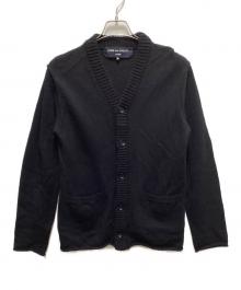 COMME des GARCONS HOMME（コムデギャルソン オム）の古着「Vネックカーディガン」｜ブラック