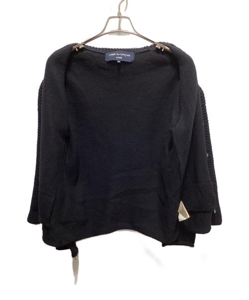 COMME des GARCONS HOMME（コムデギャルソン オム）COMME des GARCONS HOMME (コムデギャルソン オム) Vネックカーディガン ブラック サイズ:Sの古着・服飾アイテム