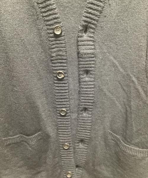 COMME des GARCONS HOMME（コムデギャルソン オム）COMME des GARCONS HOMME (コムデギャルソン オム) Vネックカーディガン ブラック サイズ:Sの古着・服飾アイテム