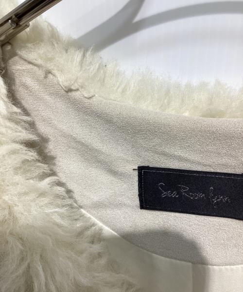 Sea Room lynn（シールームリン）Sea Room Lynn (シールームリン) ファーノーカラージャケット ベージュ サイズ:FREEの古着・服飾アイテム