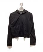 VACANT Archiveベイカントアーカイブ）の古着「CAPPY STUD HOODIE ZIP-UP」｜ブラック