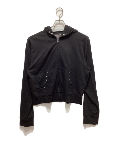 VACANT Archive（ベイカントアーカイブ）VACANT ARCHIVE (ベイカントアーカイブ) CAPPY STUD HOODIE ZIP-UP ブラック サイズ:Mの古着・服飾アイテム