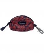 SUPREMEシュプリーム）の古着「スネークスタッシュポーチ」｜レッド