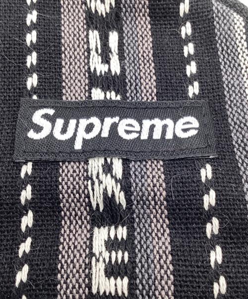 SUPREME（シュプリーム）Supreme (シュプリーム) ウーヴンストライプコインポーチ グレーの古着・服飾アイテム