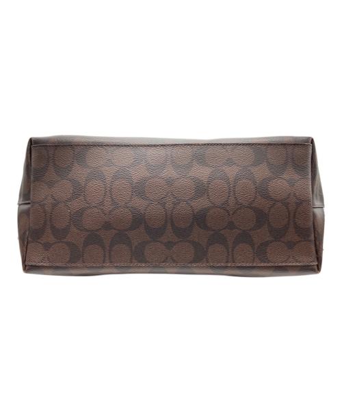 COACH（コーチ）COACH (コーチ) シグネチャートートバッグ ブラウンの古着・服飾アイテム