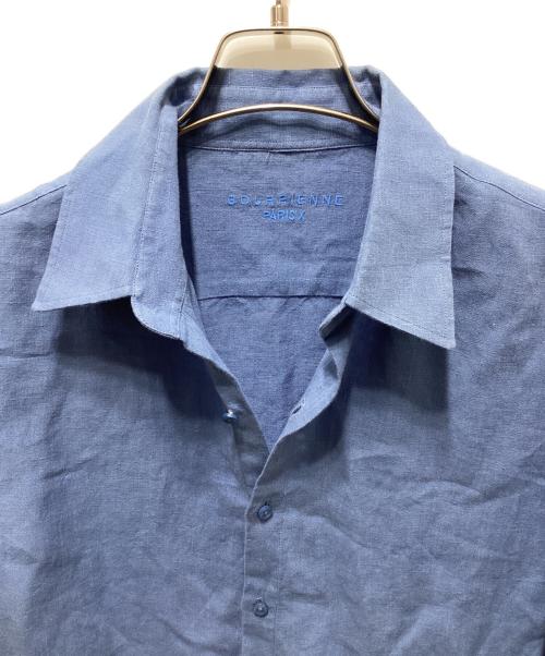 BOURRIENNE（ブリエンヌ）BOURRIENNE (ブリエンヌ) リネンシャツ ブルー サイズ:40の古着・服飾アイテム