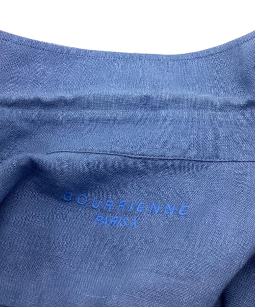 BOURRIENNE（ブリエンヌ）BOURRIENNE (ブリエンヌ) リネンシャツ ブルー サイズ:40の古着・服飾アイテム