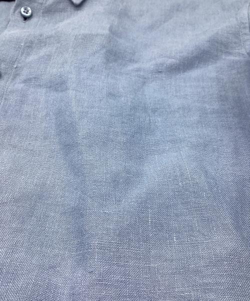 BOURRIENNE（ブリエンヌ）BOURRIENNE (ブリエンヌ) リネンシャツ ブルー サイズ:40の古着・服飾アイテム