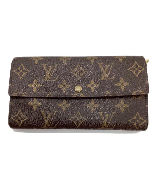 LOUIS VUITTON（ルイ ヴィトン）LOUIS VUITTON (ルイ ヴィトン) 長財布 ブラウンの古着・服飾アイテム