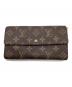 LOUIS VUITTON（ルイ ヴィトン）の古着「長財布」｜ブラウン