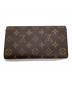 LOUIS VUITTON (ルイ ヴィトン) 長財布 ブラウン：8000円