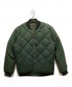 Eddie Bauer×PENDLETONエディーバウアー×ペンドルトン）の古着「リバーシブルダウンジャケット」｜グリーン