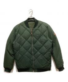 Eddie Bauer×PENDLETON（エディーバウアー×ペンドルトン）の古着「リバーシブルダウンジャケット」｜グリーン